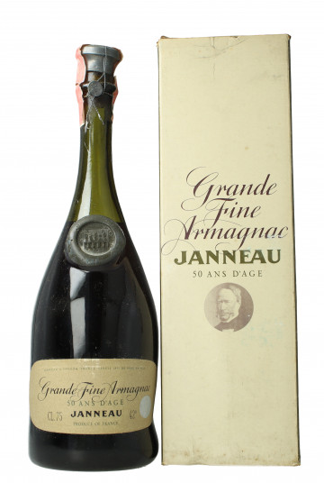 ARMAGNAC JANNEAU 50 year old 75cl 42% cork broken