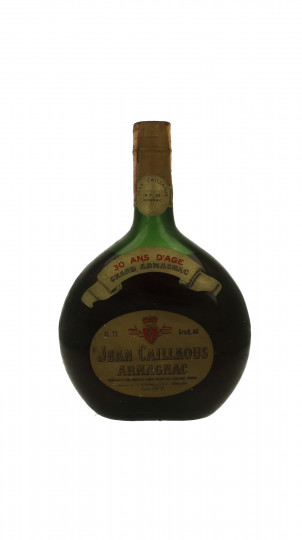 ARMAGNAC Jean Caillaous 30 years old Bot 60/70's maybe 50's 75cl 40%