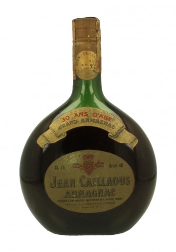 ARMAGNAC JEAN CAILLAOUS  30 YO 73 CL 40% BOTTLED IN THE 60 'S /70'S
