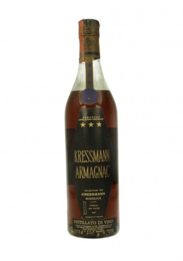 ARMAGNAC KRESSMAN  75 CL 40 % BOTTLED IN THE 60 'S /70'S