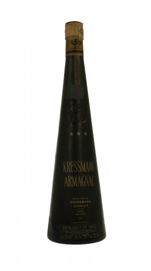 ARMAGNAC KRESSMAN Bot 60/70's maybe 50's 75cl 40%