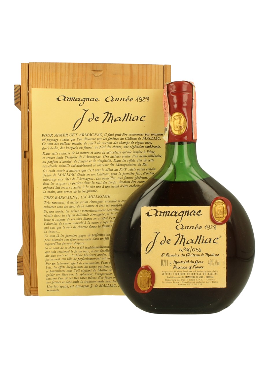 J. de Malliac Armagnac Vintage 1942 | cabinet7