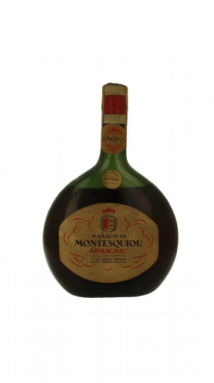 ARMAGNAC MARQUIS DE MONTESQUIOU 10 years old Bot 60/70's maybe 50's 75cl 40%