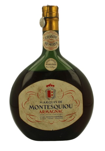 ARMAGNAC MARQUIS DE MONTESQUIOU 10YO  bot 40/50's  75cl   40%