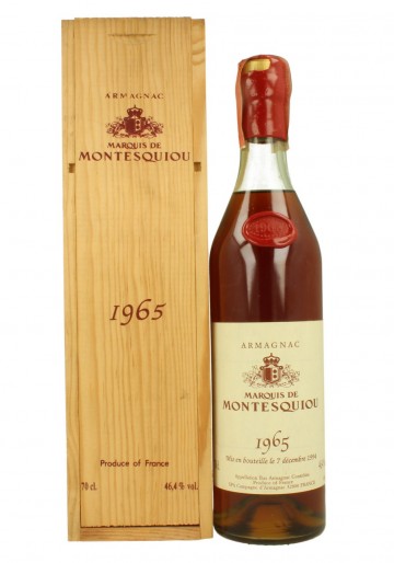 ARMAGNAC MARQUIS DE MONTESQUIOU 1965 1994 70 CL 46.4%