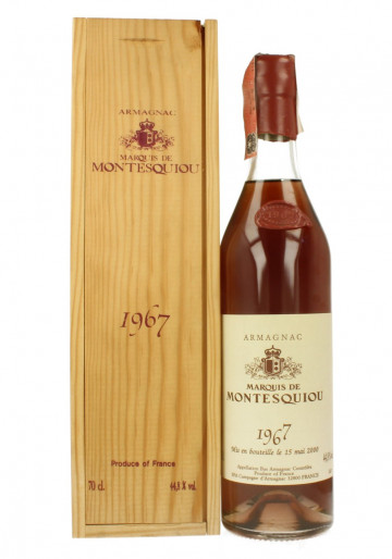 ARMAGNAC MARQUIS DE MONTESQUIOU 1967  2000  70 CL 44.8 %