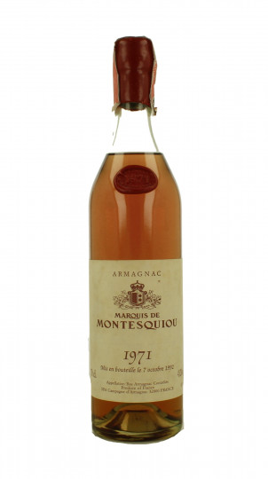 ARMAGNAC MARQUIS DE MONTESQUIOU 1971 1992 70cl 45.2%