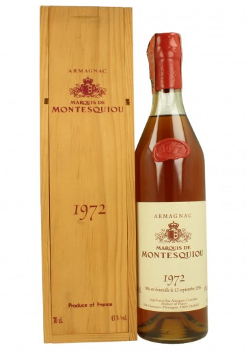 ARMAGNAC MARQUIS DE MONTESQUIOU 1972 1996 70 CL 43%