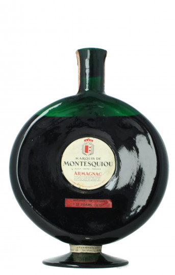 ARMAGNAC MARQUIS DE MONTESQUIOU 23 year old - Bot.60's or early 70's 75cl 40% OB  - Decanter