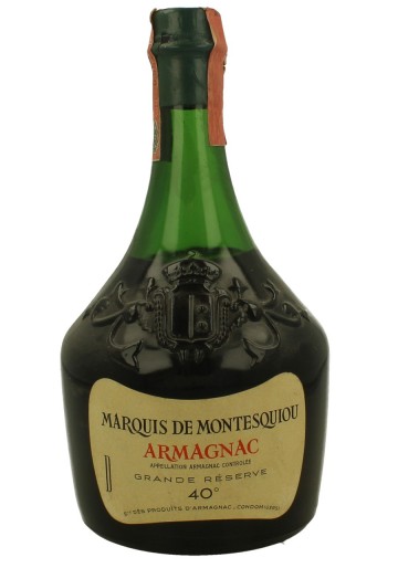 ARMAGNAC MARQUIS DE MONTESQUIOU bot 60/70's 40% GRANDE RESERVE