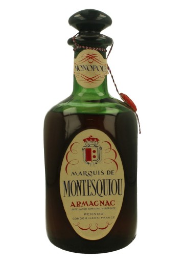 ARMAGNAC MARQUIS DE MONTESQUIOU bot 60/70's  70cl   40%