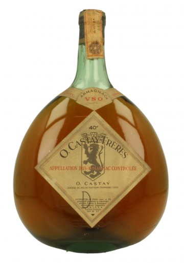 ARMAGNAC O.CASTAY FRERES  VSO MAGNUM  10YO 150CL 40% BOTTLED IN THE 60'S 