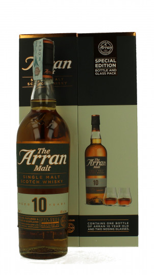 ARRAN 10 years old 70cl 46% Gift box with glass