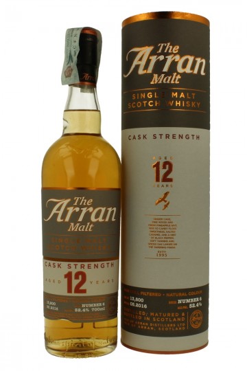 ARRAN 12 years old 2016 70cl 52.4% BATCH 6