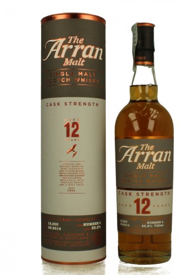 ARRAN 12 years old 2016 70cl 53.2 % BATCH 4