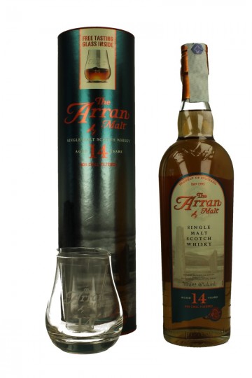 ARRAN 14 years old 70cl 46%  Tasting Glass