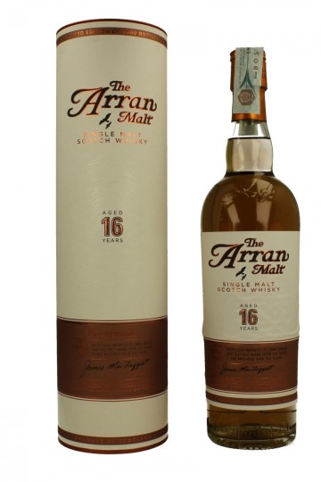 ARRAN 16 years old 70cl 46%  limited edition of 9000 bts