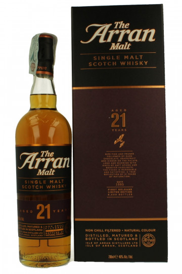 ARRAN 21 years old 70cl 46% First Release- Batch 1
