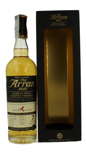 ARRAN 7 years old 2008 2015 70cl 57.3% private cask Beija Flor