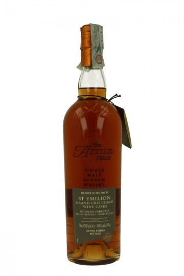 ARRAN 70cl 50% ST Emilion cask finish limited edition 2008 NO Box