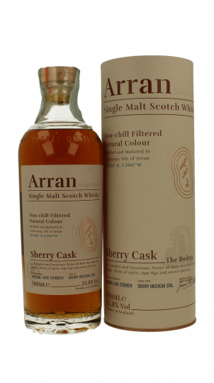 ARRAN 70cl 55.8% Sherry cask The Bodega