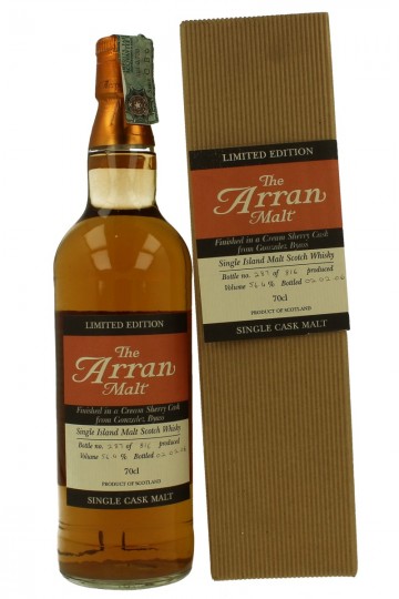 ARRAN 70cl 56.4% Cream Sherry cask bottled 2006