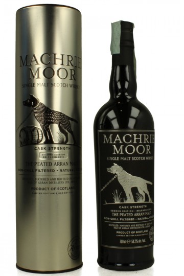 ARRAN 70cl 58.2% CASK STRENGTH Machire Moor 2th edition 2015-Peated