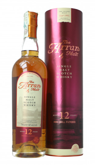 Arran Island  Scotch Whisky 12 Year old 1998 70cl 46% OB-
