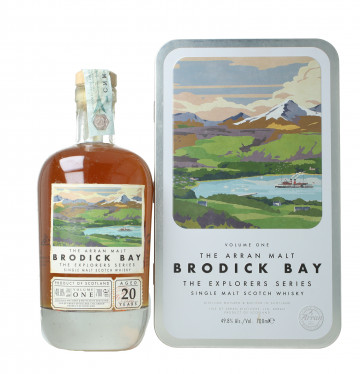 Arran Island  Scotch Whisky 20 year old 70cl 49.8% OB-Brodik bay