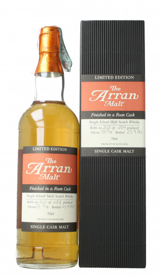 Arran Island  Scotch Whisky 2004 70cl 58.9% OB-rum cask