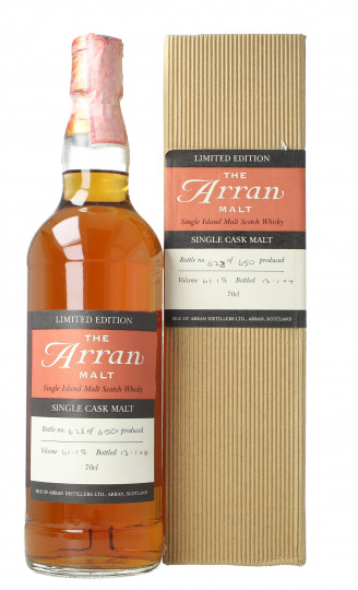 Arran Island  Scotch Whisky 2004 70cl 61.1% OB-Single Cask