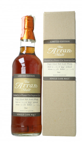 Arran Island  Scotch Whisky 2005 70cl 55.9% OB-sauternes  cask