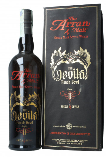 Arran Island  Scotch Whisky 70cl 53.1% OB-The devill II box not nice