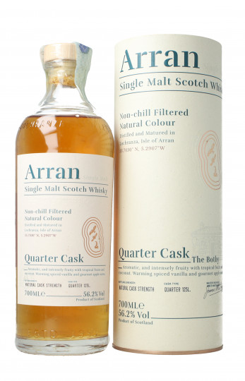 Arran Island  Scotch Whisky 70cl 56.2% OB-Natural color quarter cask