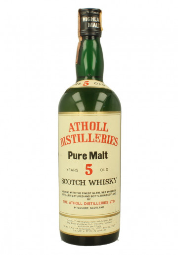 ATHOLL Distilleries Pure Malt 5yo Bot.70's 40%
