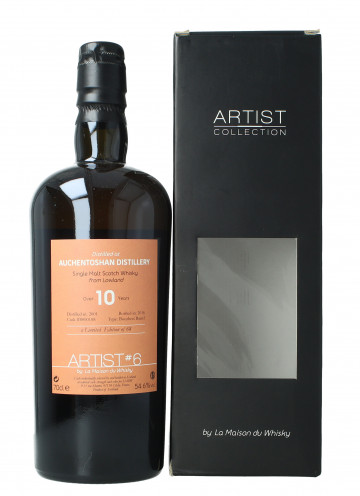 Auchentoshan Lowland  Scotch Whisky 10 Years old 2001 2016 70cl 54.6% LMDW Artist cask 8000108