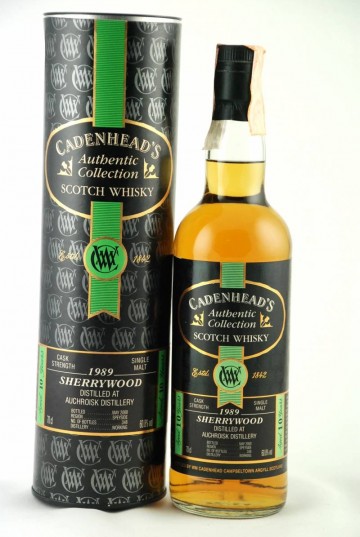 AUCHROISK  10yo 1989 2000  70cl 60.8% Cadenhead's Authentic Collection