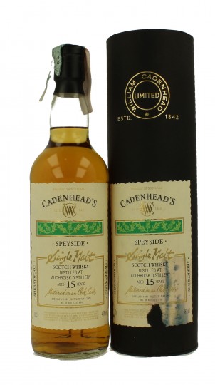 AUCHROISK 15 years old 1989 2005 70cl 46% Cadenhead's - Single Malt