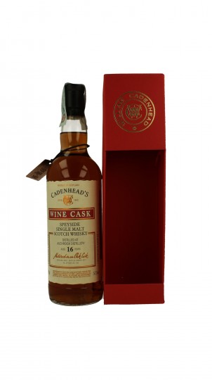 AUCHROISK 16 years old 2001 2017 70cl 54.3% Cadenhead's - WINE CASK