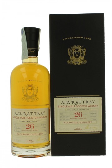 AUCHROISK 26 years old 1993 2019 70cl 49.5% A.D Rattray - Cask 2788