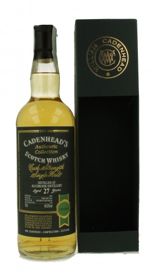 AUCHROISK 27 Years old 1988 2016 70cl 48.6% Cadenhead's - Authentic Collection