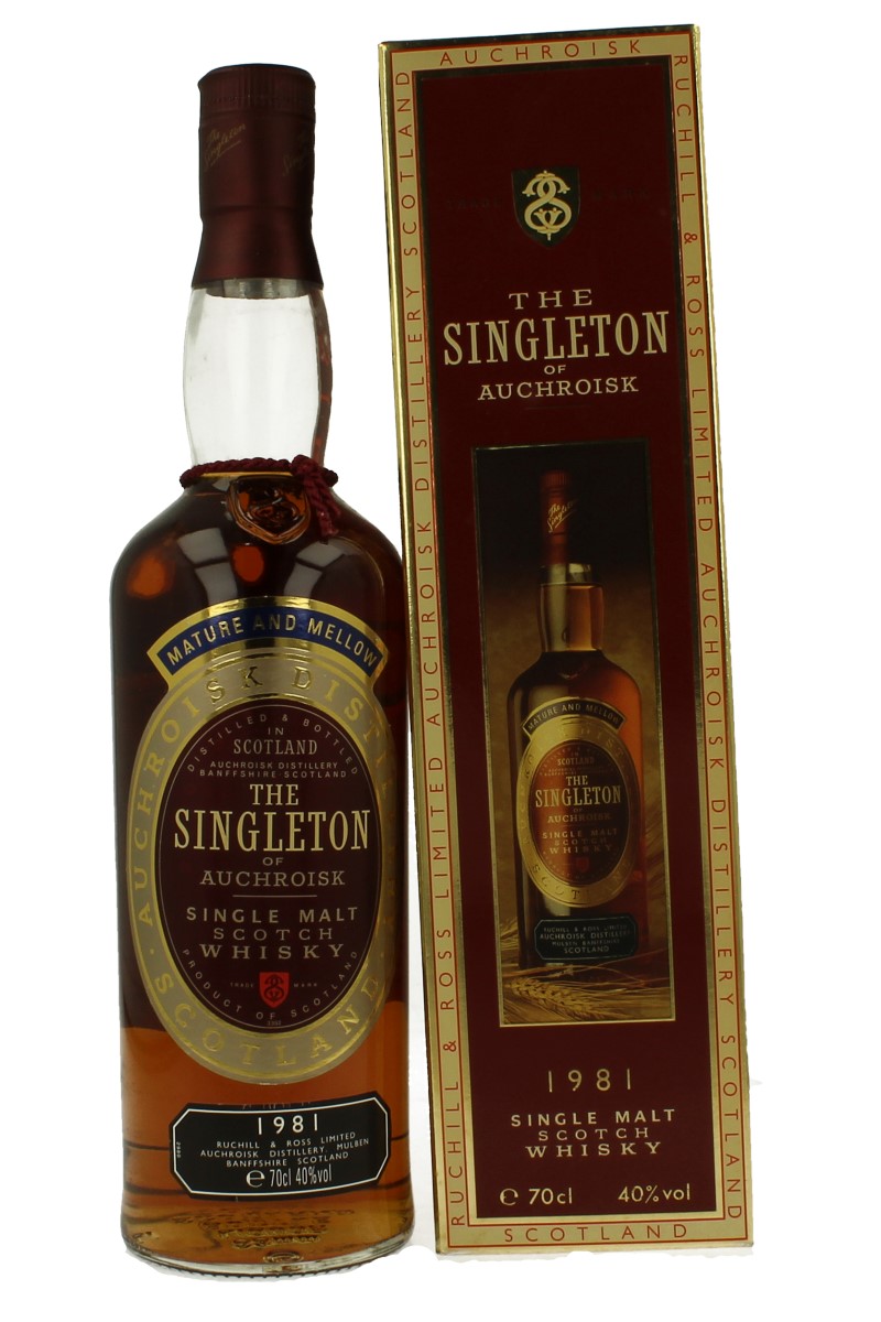 AUCHROISK The Singleton 1981 70cl 40% - Products - Whisky