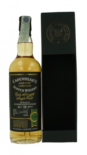 AULTMORE 19 years old 1997 2017 70cl 54.2% Cadenhead's - Authentic Collection