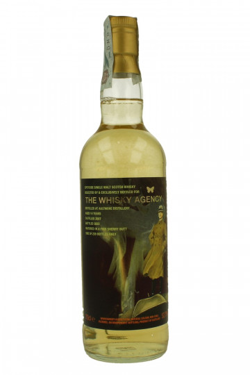 Aultmore  Distillery 14  years old 2007 2022 70cl 52.7% The Whisky Agency Matured in fino sherry Butt