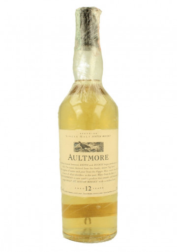 AULTMORE Highland Scotch Whisky 12yo Bot.90's 70cl 43% OB - Flora and Fauna