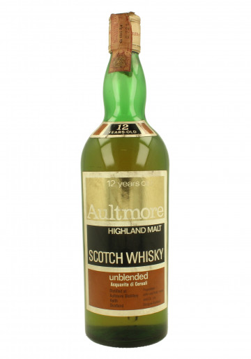AULTMORE Unblended 12yo Bot.60/70's 75cl 40% OB