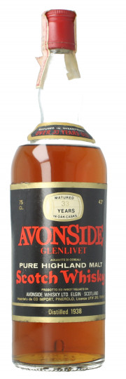 Avonside Glenlivet Speyside Scotch Whisky 33 year old 1938 75cl 43% Avonside Whisky LTD -