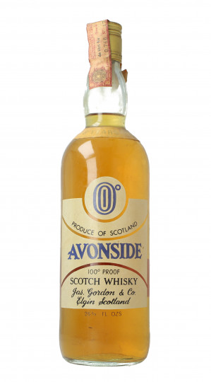AVONSIDE  GLENLIVET Speyside Scotch whisky 8 year old - Bot. in The 70's 75cl 100 proof Gordon MacPhail- for Edward Giaccone