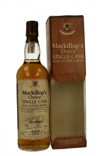 BALBLAIR 1975 1999 70cl 59.2% Mackillop's Choice - cask 7