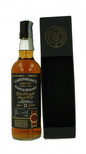 BALBLAIR 22 Years old 1990 2012 70cl 57.4% Cadenhead's - Authentic Collection